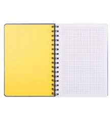 Блокнот Yes А5 80 листов на cпирали с резинкой Smiley World клетка купить в интернет магазине подарков ПраздникШоп