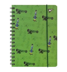 Блокнот YES А5 80 листов на cпирали с резинкой Месники клетка купить в интернет магазине подарков ПраздникШоп