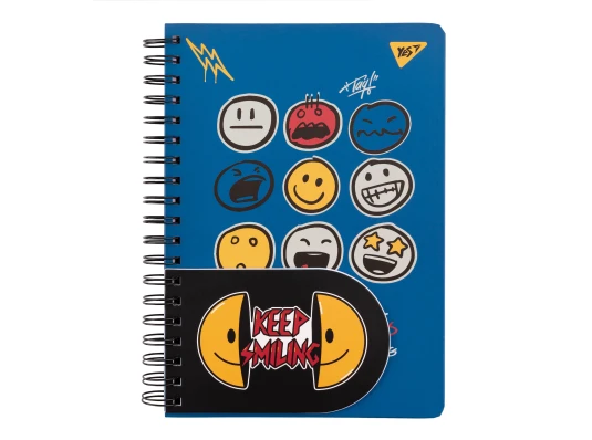 Блокнот Yes Melt Smile 2 в 1 В5 В7 80 листов 20 листов клетка купить в интернет магазине подарков ПраздникШоп