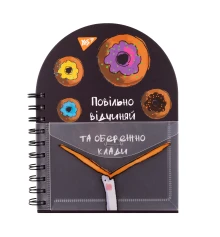 Блокнот Yes В6+ двойная спираль с пластиковым карманом Гусь точка купить в интернет магазине подарков ПраздникШоп