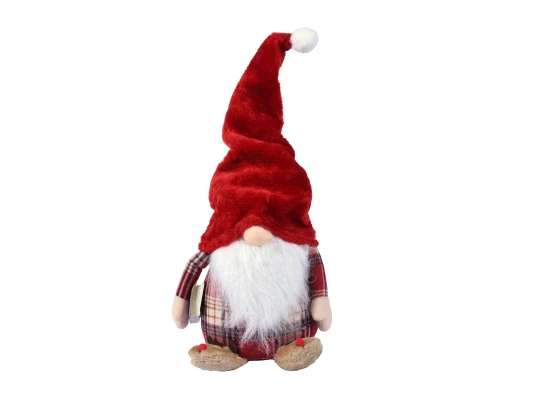 Новогодняя мягкая игрушка Novogod‘ko Гном с книгой 54см купить в интернет магазине подарков ПраздникШоп