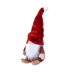 Новогодняя мягкая игрушка Novogod‘ko Гном с книгой 54см купить в интернет магазине подарков ПраздникШоп