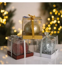 Свеча Novogod‘ko Шар 9*9см купить в интернет магазине подарков ПраздникШоп