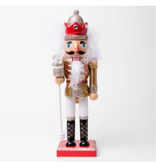 Фигурка декоративная Novogod‘ko Щелкунчик 25 см купить в интернет магазине подарков ПраздникШоп