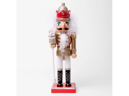 Фигурка декоративная Novogod‘ko Щелкунчик 25 см купить в интернет магазине подарков ПраздникШоп