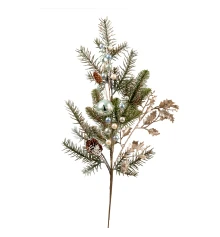 Ветка декоративная Yes! Fun Елочная с жемчужинами 81 см купить в интернет магазине подарков ПраздникШоп