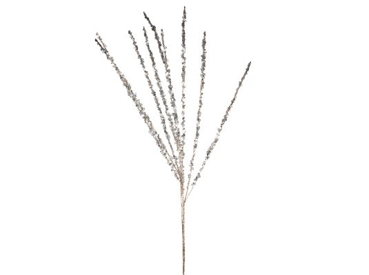 Ветка декоративная Yes! Fun серебряная в пайетках 88 см купить в интернет магазине подарков ПраздникШоп