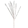 Ветка декоративная Yes! Fun серебряная в пайетках 88 см
