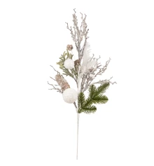 Ветка декоративная Yes!Fun с белым шаром купить в интернет магазине подарков ПраздникШоп