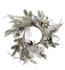 Венок декоративный Yes!Fun с бирюз.шарами купить в интернет магазине подарков ПраздникШоп