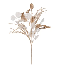 Ветка декоративная Yes!Fun золотые листочки купить в интернет магазине подарков ПраздникШоп