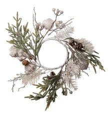 Венок декоративный Yes!Fun с белыми шарами купить в интернет магазине подарков ПраздникШоп