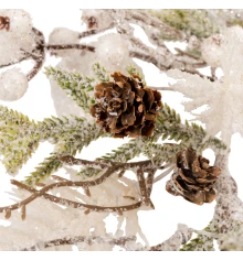 Венок декоративный Yes!Fun с белыми шарами купить в интернет магазине подарков ПраздникШоп