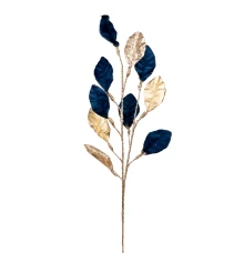 Ветка декоративная Yes!Fun Синие листочки купить в интернет магазине подарков ПраздникШоп