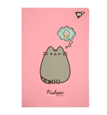 Тетрадь Yes Pusheen А4 40 листов с высечкой клетка купить в интернет магазине подарков ПраздникШоп