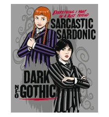 Картина по номерам ТМ SANTI Уэнздей Поклонница 40х50 см купить в интернет магазине подарков ПраздникШоп