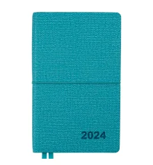 Ежеденевник 12x20см Leo Planner датированный 2024 Glory бирюзовый 352 стр купить в интернет магазине подарков ПраздникШоп
