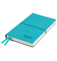 Ежеденевник 12x20см Leo Planner датированный 2024 Glory бирюзовый 352 стр купить в интернет магазине подарков ПраздникШоп
