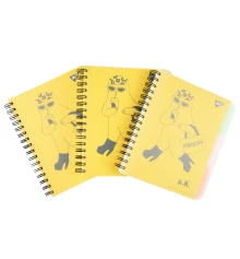 Тетрадь для записей YES Tattoo cats А5 144 листа пластиковая обложка купить в интернет магазине подарков ПраздникШоп