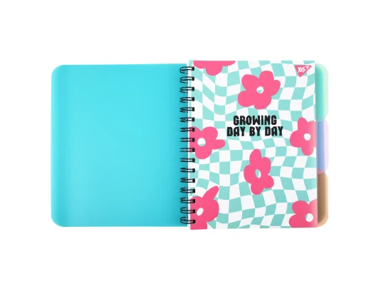 Тетрадь для записей YES Growing day by day А5 144 листа пластиковая обложка купить в интернет магазине подарков ПраздникШоп