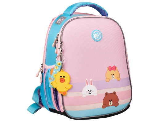Рюкзак школьный каркасный Yes Line Friends H-100 купить в интернет магазине подарков ПраздникШоп