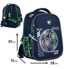 Рюкзак школьный каркасный Yes Your Goal H-100 купить в интернет магазине подарков ПраздникШоп