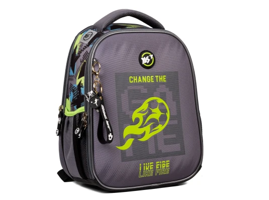 Рюкзак школьный каркасный Yes Football H-100 купить в интернет магазине подарков ПраздникШоп