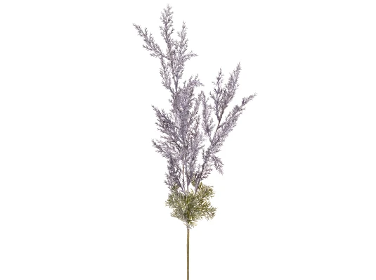 Ветка декоративная Yes! Fun раскидистая лиловая заснеженная 98 см купить в интернет магазине подарков ПраздникШоп