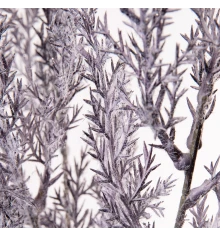 Ветка декоративная Yes! Fun раскидистая лиловая заснеженная 98 см купить в интернет магазине подарков ПраздникШоп