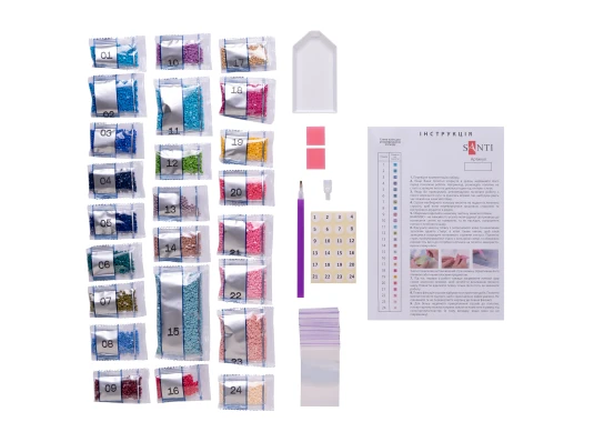 Алмазная мозаика SANTI Черный лебедь купить в интернет магазине подарков ПраздникШоп