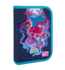 Пенал твердый одинарный с двумя клапанами Yes Caramel Girl HP-04 купить в интернет магазине подарков ПраздникШоп