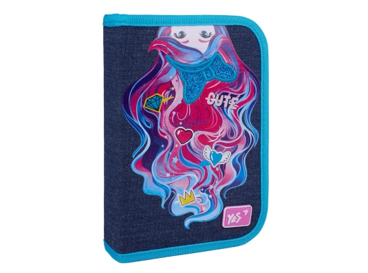 Пенал твердый одинарный с двумя клапанами Yes Caramel Girl HP-04 купить в интернет магазине подарков ПраздникШоп