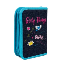 Пенал твердый одинарный с двумя клапанами Yes Caramel Girl HP-04 купить в интернет магазине подарков ПраздникШоп