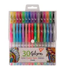 Набор гелевых ручек YES 30 штук купить в интернет магазине подарков ПраздникШоп