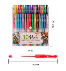 Набор гелевых ручек YES 30 штук купить в интернет магазине подарков ПраздникШоп