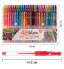 Набор гелевых ручек YES 48 штук купить в интернет магазине подарков ПраздникШоп