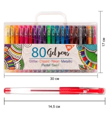 Набор гелевых ручек YES 80 штук купить в интернет магазине подарков ПраздникШоп