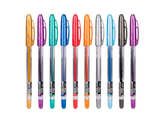 Ручка гелевая с глиттером Shine LINC 1 купить в интернет магазине подарков ПраздникШоп