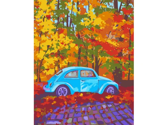 Картина по номерам SANTI Осеннее путешествие 40*50 см купить в интернет магазине подарков ПраздникШоп