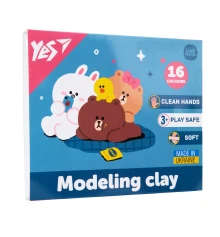 Пластилин Yes Line Friends 16 цветов 320 г купить в интернет магазине подарков ПраздникШоп