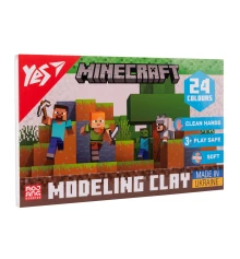 Пластилин Yes Minecraft 24 цвета 480 г купить в интернет магазине подарков ПраздникШоп