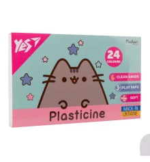 Пластилин Yes Pusheen 24 цвета 480 г купить в интернет магазине подарков ПраздникШоп
