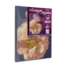 Алмазная мозаика SANTI Розовые пионы 40*50см на подрамнике купить в интернет магазине подарков ПраздникШоп