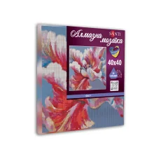 Алмазная мозаика SANTI Ирис 40*40см на подрамнике купить в интернет магазине подарков ПраздникШоп