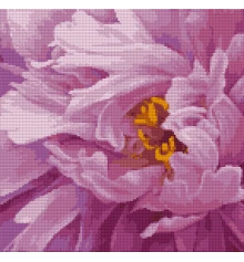 Алмазная мозаика SANTI Розовый пион 40*40см на подрамнике ©artalekhina купить в интернет магазине подарков ПраздникШоп