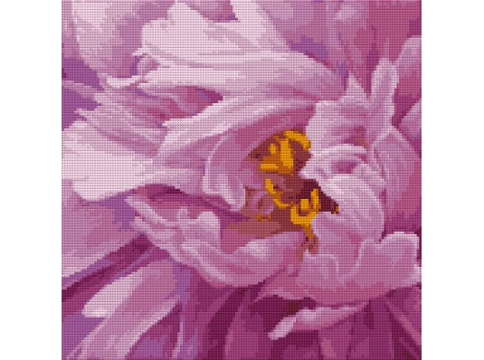 Алмазная мозаика SANTI Розовый пион 40*40см на подрамнике ©artalekhina купить в интернет магазине подарков ПраздникШоп