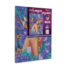 Алмазная мозаика SANTI Лиловая фея 40*50см на подрамнике ©pollypop92 купить в интернет магазине подарков ПраздникШоп