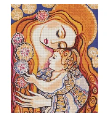 Алмазная мозаика SANTI Материнская любовь 40*50см на подрамнике купить в интернет магазине подарков ПраздникШоп