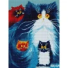 Алмазна мозаїка SANTI Пухнасті котики 30*40см на підрамнику