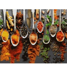 Алмазная мозаика SANTI Мир специй 40*50см на подрамнике купить в интернет магазине подарков ПраздникШоп